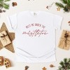 Simply Sage Market Women's Meet Me Under The Mistletoe Short Sleeve Garment Dyed Tee - 3 of 4