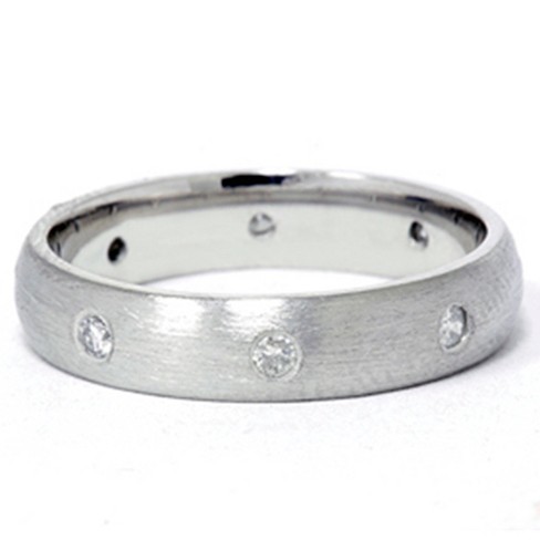 950 Platinum 5mm Flat Comfort Fit Wedding Band Ring