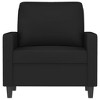 vidaXL Sofa Chair Black 23.6 in. Velvet - image 3 of 4