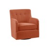 CAVINAS Polyester Swivel Accent Chair with Button Tufted Back and Round Arms,Upholstered Swivel Living Room Chairs,Reading Chairs for Living Room - 2 of 4