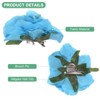 Unique Bargains Fabric Floral Wedding Party Rose Hair Clip Brooch 1 Pc - 2 of 4