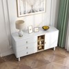 Storage cabinet with doors and drawers, chest of drawers, multifunctional storage cabinet - 3 of 4