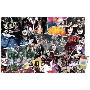 Trends International KISS - Collage Unframed Wall Poster Prints - 1 of 4