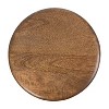 Kate and Laurel Tirollo Accent Table, 10x10x22, Walnut Brown - 4 of 4