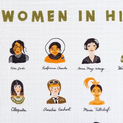 Women in History Organic Cotton Muslin Quilt