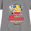 Girls' - Despicable Me Minions - Disco Made Me Do It Graphic Short Sleeve Fleece Dress - 2 of 4