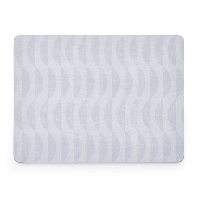Eclipse Gray Cork-Backed Board Placemats, Set of 4