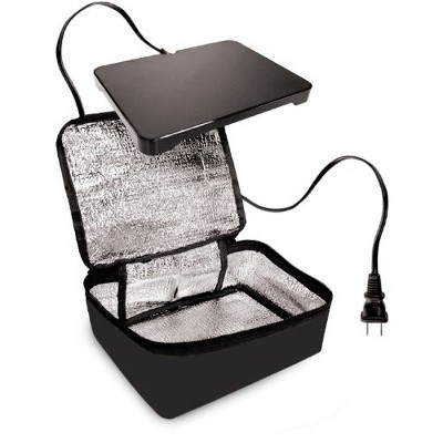 HotLogic Mini Black Insulated Portable Electric Lunch Tote