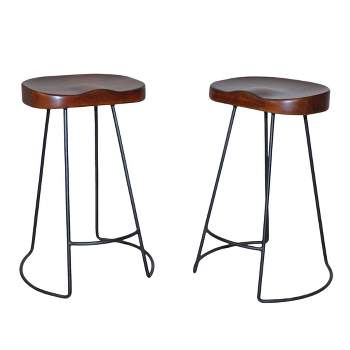 Set of 2 24" Vale Counter Height Barstools - Carolina Chair & Table