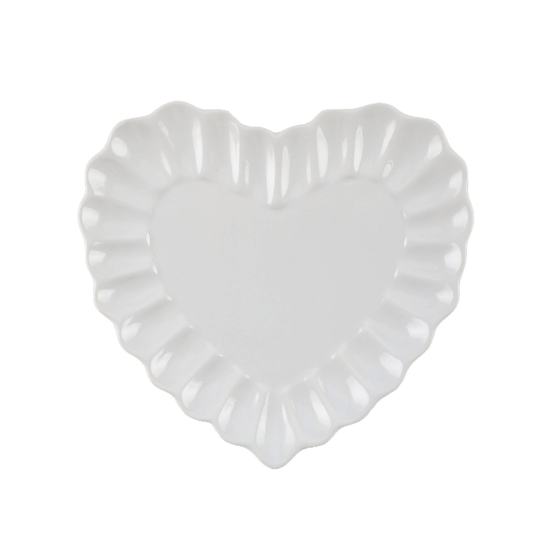 Cook With Color Ceramic Figural Heart Dish