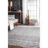 Nuloom Hand Made Ammie Indoor Area Rug, 3' x 5', Gray - 2 of 4