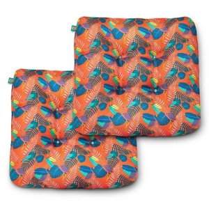 2pk Duck Covers Water-Resistant Indoor/Outdoor Seat Cushions - Classic Accessories - 1 of 4