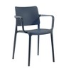 Omax Decor,Cleo Arm Resin Patio Dining Chair - (Set of 2) - 3 of 4