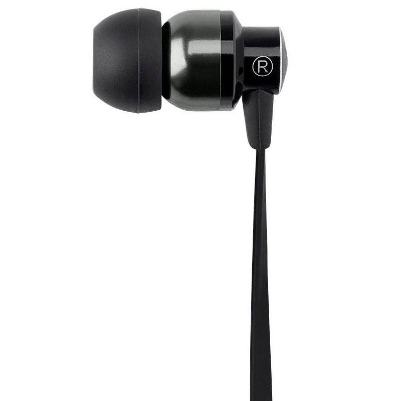 Monoprice Hi-Fi Reflective Sound Technology Earbuds Headphones - Black/Carbonite With In-Line Controller And Microphone, 2 of 6