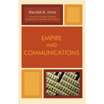 Empire and Communications - (Critical Media Studies: Institutions, Politics, and Culture) by  Harold A Innis (Paperback)
