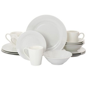 Gibson Home 16 Piece Bedford Lane Fine Ceramic Dinnerware Set in Off White - 1 of 4