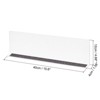 Unique Bargains PVC Material Clear Sturdy Durable L Type Shelf Dividers 4 Pcs - 2 of 3