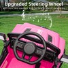 Ride On Truck Car, 12V Ride On Toy w/Parent Remote Control, Steering Wheel Music - 3 of 4