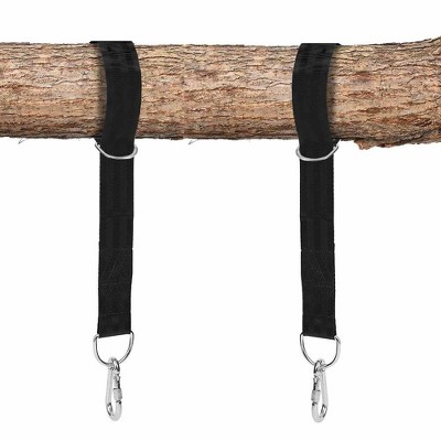 SereneLife Universal Hanging Swing Tree Mount Kit - Extra Long Heavy Duty Swing Straps with Carabiner Clips, D-Rings, and Carry Bag - SLSWNG10
