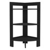NicBex 3-Tier Tray Top End Table, Living Room Side Table, 31.7" High Corner Side Table, Triangle Sofa Table, Small Table - 4 of 4