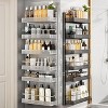 6 Tier Hanging Over Door Spice Rack, Pantry Organizers and Storage Organizer, D-uty Heavy Metal Over The Door Spice Box Organizer, Large - 2 of 2