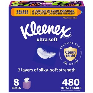 Kleenex Ultra Soft 3-Ply Facial Tissue - 1 of 4