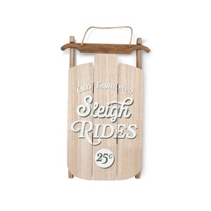 Novelty Wall Decor Sleigh - Bullseye's Playground™ - 1 of 3