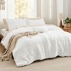 Bedsure Pinch Pleat Comforter Set,Textured Bedding with Elegant Pintuck Design, Soft and Lightweight - 3 of 4