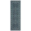 Washable Area Rug Vintage Medallion Floral Print Area Rug Non-Slip Low Pile Carpet for Dining Room Home Office - 3 of 4