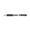 Zebra Sarasa Dry Gel X20 Gel Pen, Retractable, Fine 0.5 mm, Black Ink, Clear/Black Barrel, 12/Pack - image 3 of 4