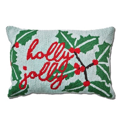 tagltd 24" x 24" Holly Berry Lumbar Pillow