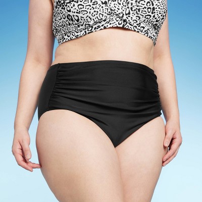 Women's Shirred High Waist Bikini Bottom - Kona Sol™