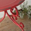 Sullivans Tabletop Serving Stands 9"H & 7"H Red - 3 of 4