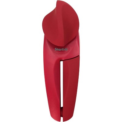 Can Opener - Safe No-Sharp-Edge Design, Holds Lid - Heavy Duty Comfort Grip