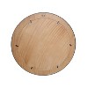 HomeRoots 32" Brown and Black Faux Stone Round Framed Accent Mirror - 4 of 4