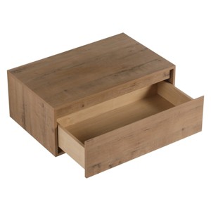 ChicFurnit Bathroom Storage Cabinets Floating Vanity With Soft Close Drawer And Oak Finish For Modern Homes, Beige, 29.13"*17.94"*11" - 1 of 4