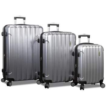 imiomo 3pcs Luggage Set PP Hard Shell Hard Side TSA Lock Lightweight  Durable Spinner Wheel Luggage 