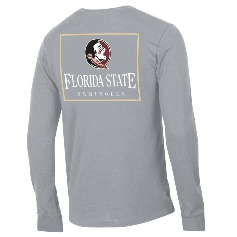 NCAA Florida State Seminoles Men&#39;s Long Sleeve Suede T-Shirt, 2 of 3