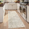 Vintage  Area Rug for Living Room Bedroom Non-Slip Low Pile Machine Washable Rug - 2 of 4