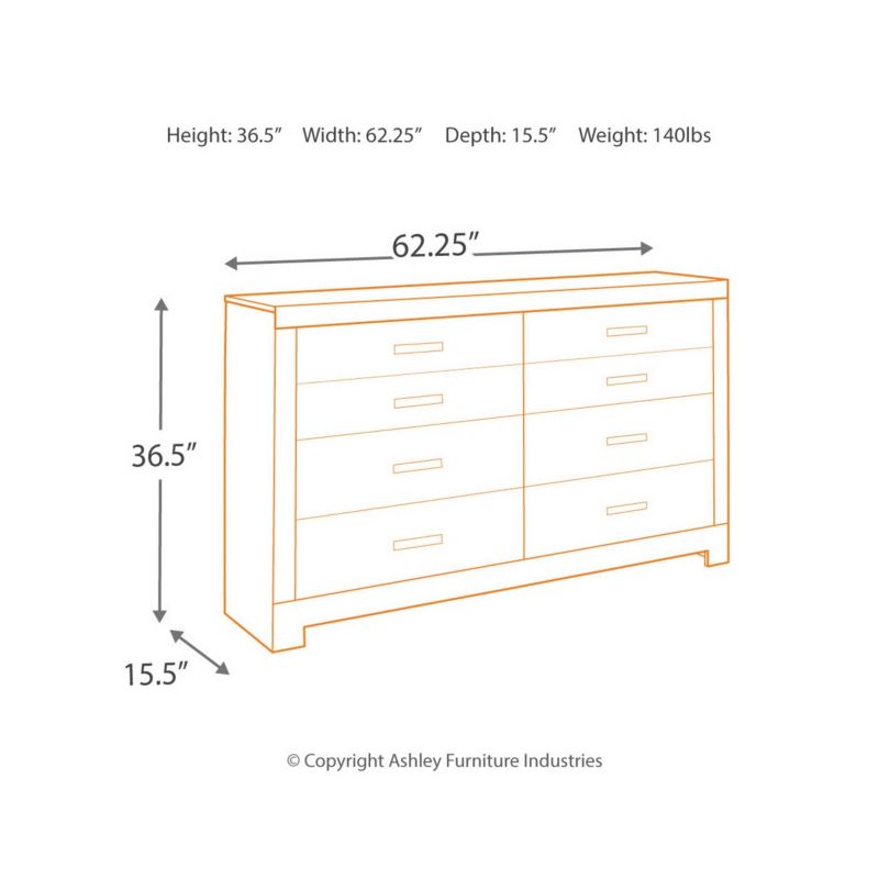 Culverbach Dresser Gray - Signature Design by Ashley, 4 of 8