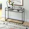 42 Inches Black Console Table - Henn&Hart - 2 of 4