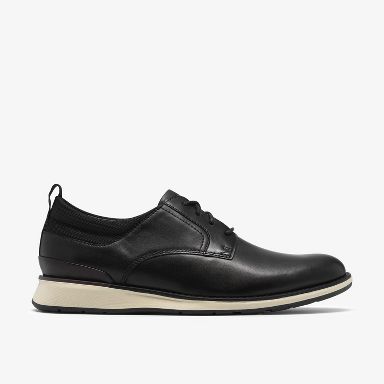 Clarks Mens FlexHybrid Black Leather Shoes 7 Medium : Target
