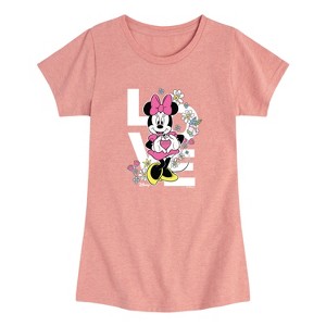 Girls' Disney Love Minnie Toddler Short Sleeve Graphic T-Shirt