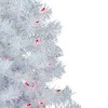 Northlight Pre-Lit Medium Rockport White Pine Artificial Christmas Tree - 3' - Pink Lights - 3 of 4