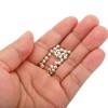 Unique Bargains Metal Round Jewelry Making Gold Filled Spacer Beads 100 Pcs - 4 of 4