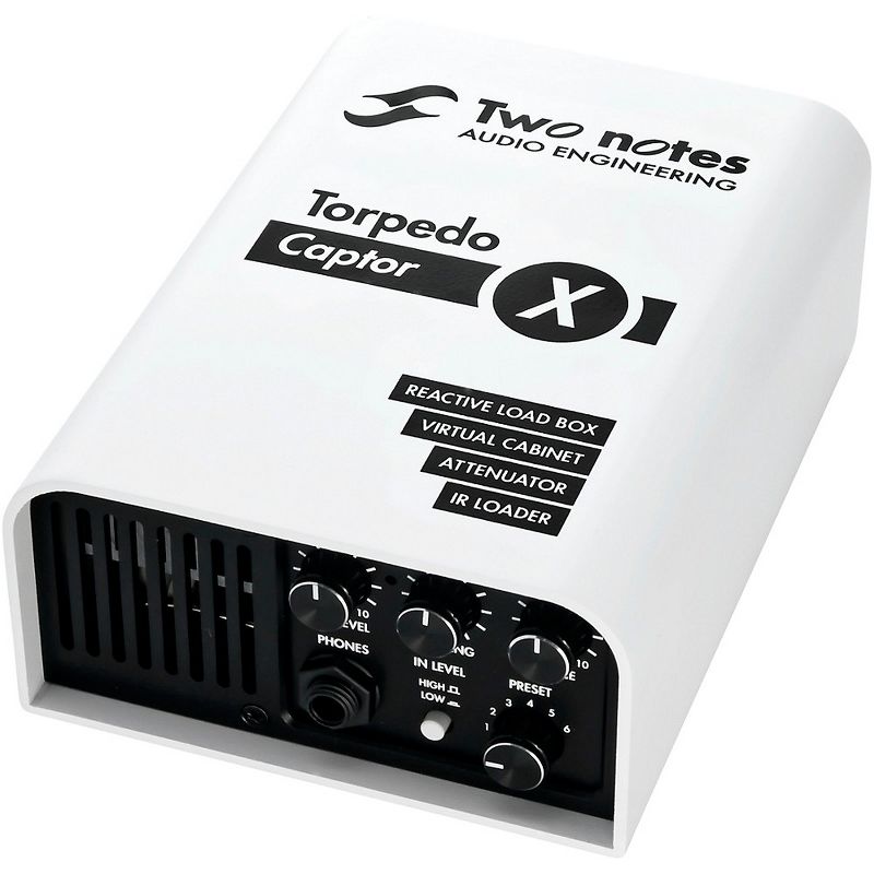 Two Notes AUDIO ENGINEERING Torpedo Captor X Reactive Load, Attenuator, IR Loader White 8 Ohm, 1 of 5