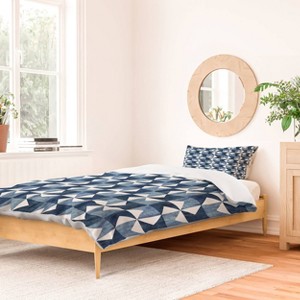 Deny Designs Schatzi Brown Geo Quilt Twin/Twin XL Duvet and Sham Set (2-3pc Set) - 1 of 4