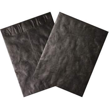 Tyvek Envelopes 12" x 15 1/2" Black 100/Case TYC1215B