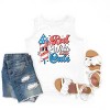 The Juniper Shop Red White and Cute Firework  Youth Tank Top - 2 of 4