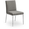 Meridina Furniture,Reeves Grey Chenille Fabric Upholstered Dining Side Chair, Set of 2 - 2 of 4